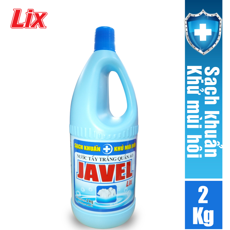 Nước tẩy trắng quần áo LIX javel 2kg JL200