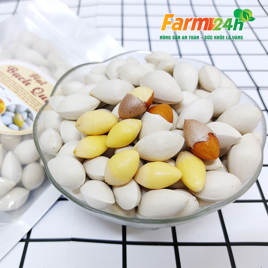 Bạch quả sấy lạnh loại to, hàng loại 1, thơm ngon dinh dưỡng, giúp cải thiện trí nh, ngủ ngon, tốt cho người già và trẻ nhỏ
