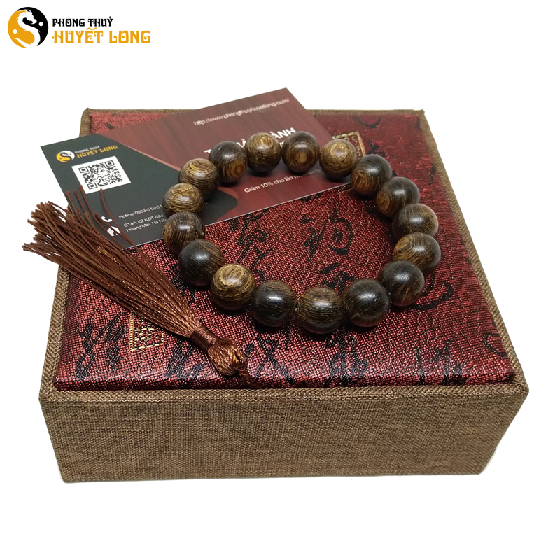 Vòng Trầm Hương Sánh Chìm Tròn Cao Cấp, Vòng Trầm Hương Tự Nhiên, Vòng Trầm Phong Thủy