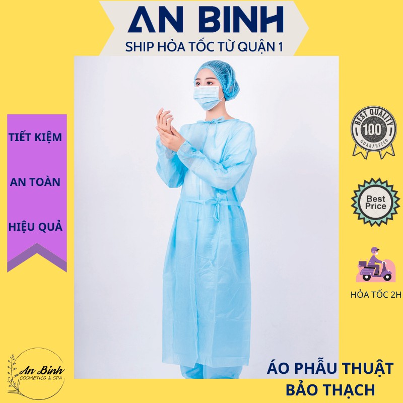 Áo phẫu thuật bảo thạch tiệt trùng - bộ đồ phẫu thuật dùng trong bệnh viện phòng khám