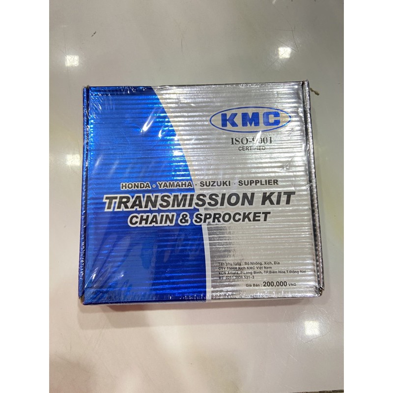 Sên nhông dĩa KMC xe Honda dream, wave, cub, future