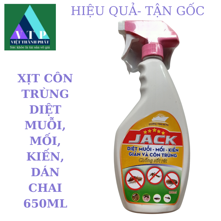 Chai 650ml, Combo 2 chai diệt côn trùng đa năng hiệu quả, Kiến, Dán, Côn trùng...vv