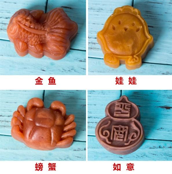 Khuôn silicon con cua 6 cm