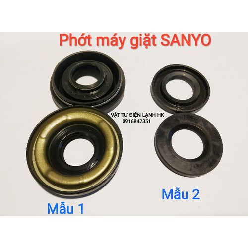 Phớt máy giặt hãng SANYO - chọn mẫu kích thước như hình - phớt MG sanyo