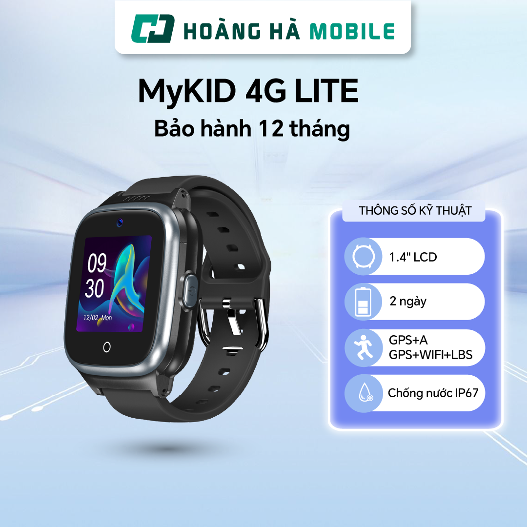 Đồng hồ thông minh MyKID 4G LITE - Chính hãng (Dùng cho sim Viettel)