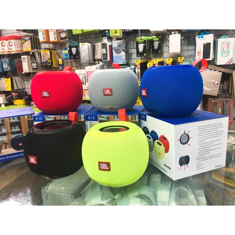 Loa Bluetooth E15 Giá Tốt T10/2023 Mua Loa bluetooth mini E15 kiểu táo tròn, âm thanh trong Loa bluetooth mini E15 kiểu táo tròn, âm thanh hay