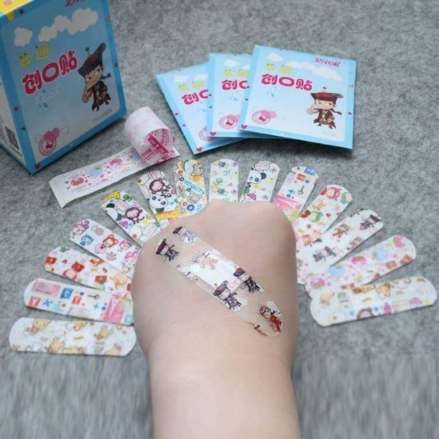 Băng Cá Nhân Hàn Quốc Hoạt Hình Cute Set 10 Miếng
