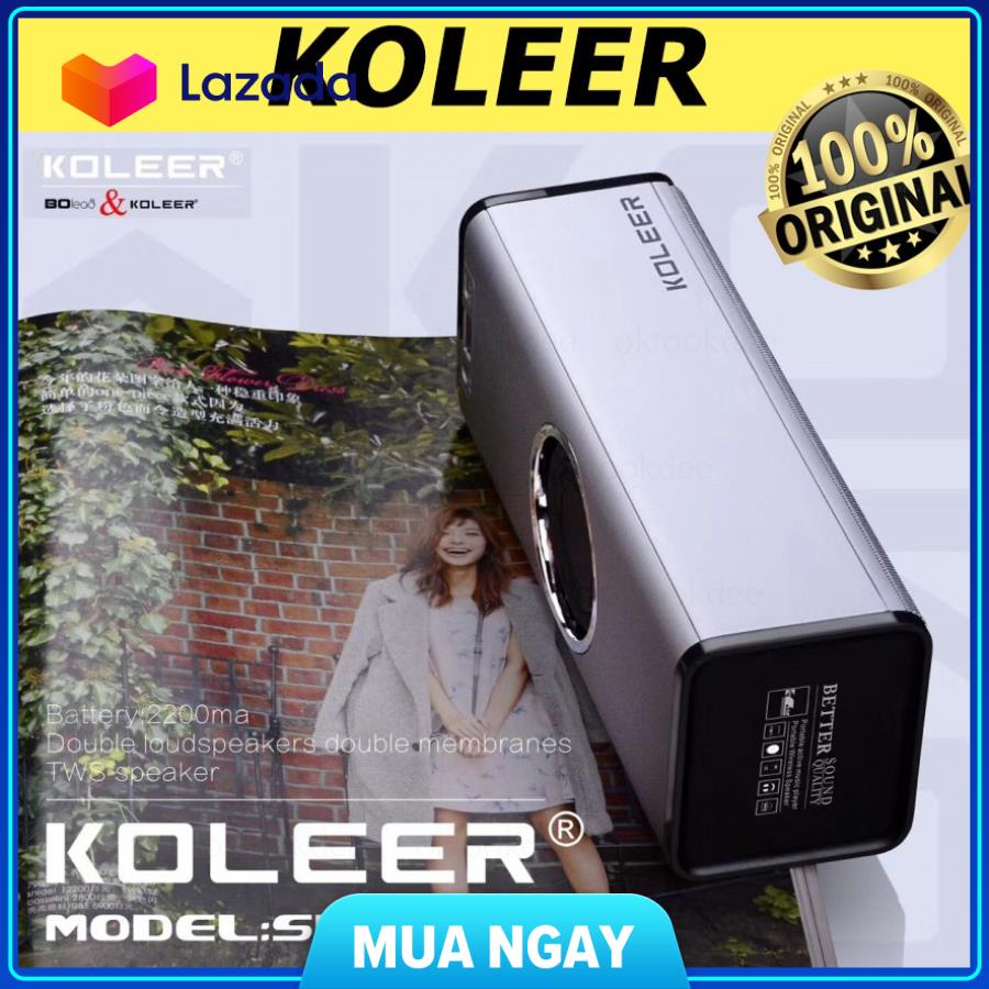 Loa bluetooh đa năng koleer su-h5 rich sound wireless super bass, sản phẩm tốt với chất lượng và độ bền cao, và được cam kết sản phẩm y như hình