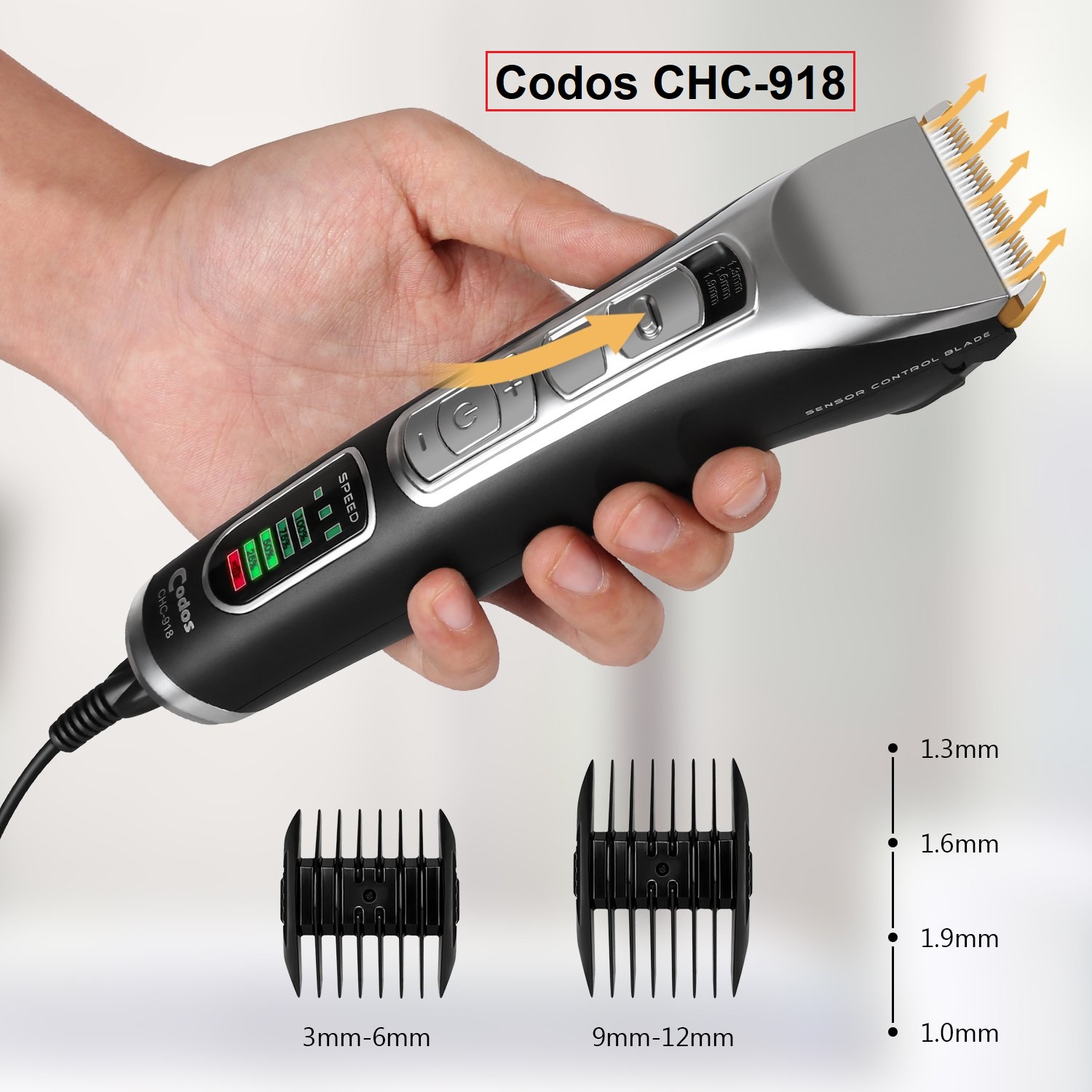 Tông đơ cắt tóc cao cấp - TÔNG ĐƠ CODOS CHC-918