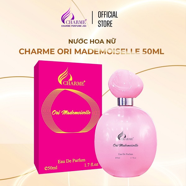 [HCM]Nước hoa nữ Char.me Ori Mademoiselle - TƯƠI TRẺ VÀ GỢI CẢM (10ML - 50ML)