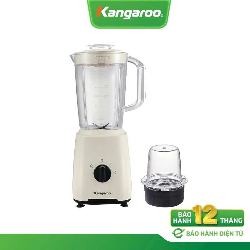 Máy xay sinh tố đa năng 2 cối Kangaroo KGBL2G1E - Công suất 500W - BH 1 năm
