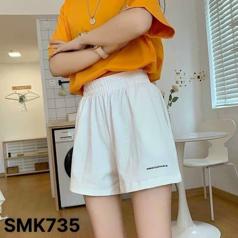 Quần short đũi thêu chữ quần sooc nữ quần đùi đũi xước thêu chữ mát mẻ mẫu mới