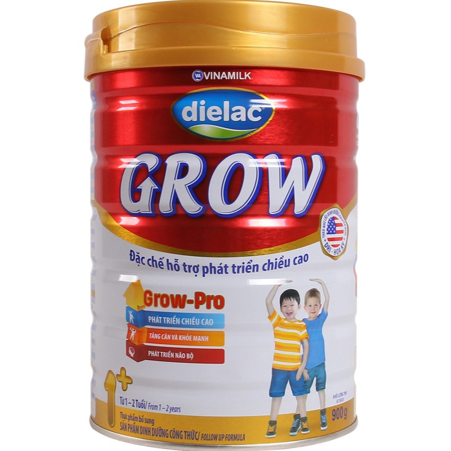 Sữa bột Dielac Grow 1+ 900g vinamilk, sản phẩm tốt, chất lượng cao, cam kết như hình, độ bền cao, xin vui lòng inbox shop để được tư vấn thêm về thông tin