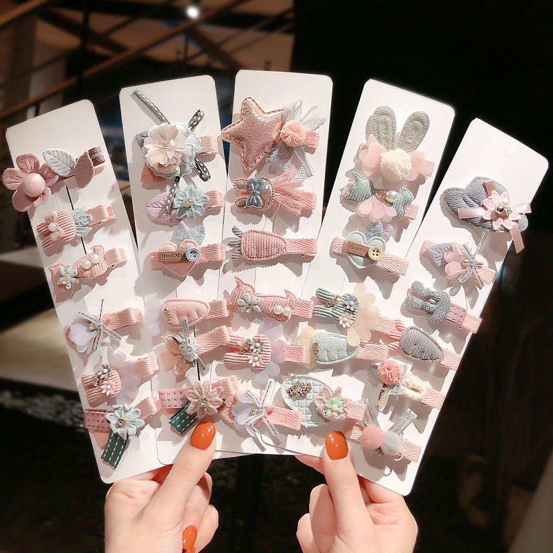 Set 6 kẹp tóc cute bé yêu