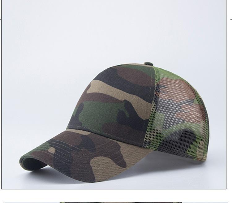 Nón lưỡi trai camo lưới thời trang