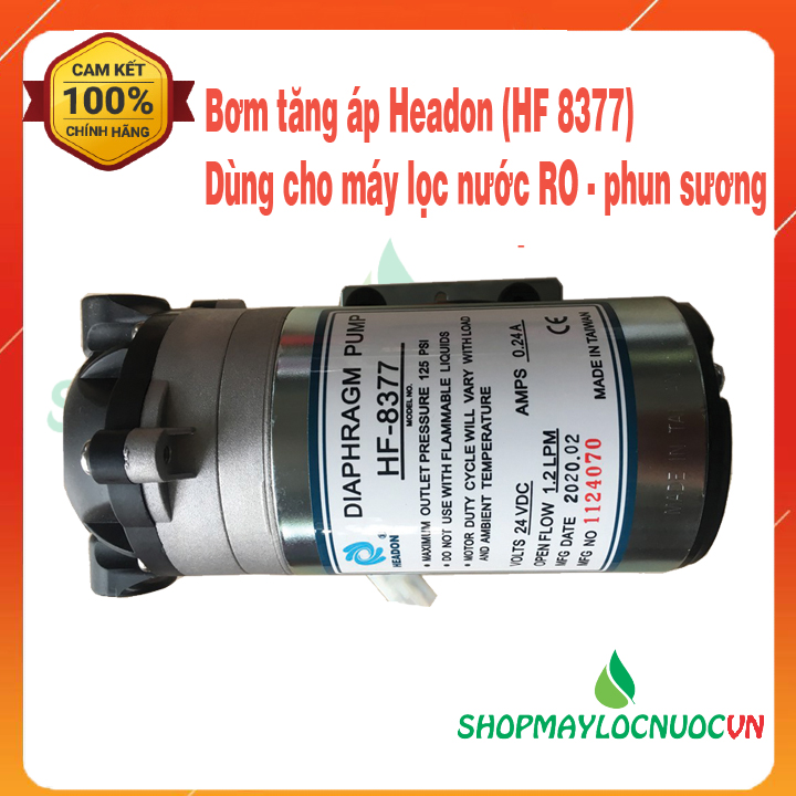 Bơm Máy Lọc Nước RO – Bơm Phun Sương – Bơm Headon HF 8377 - 24v- 40w - thay được cho các loại Máy Lọc Nước ,Máy phun sương, Tưới Lan – Shop may loc nuoc vn