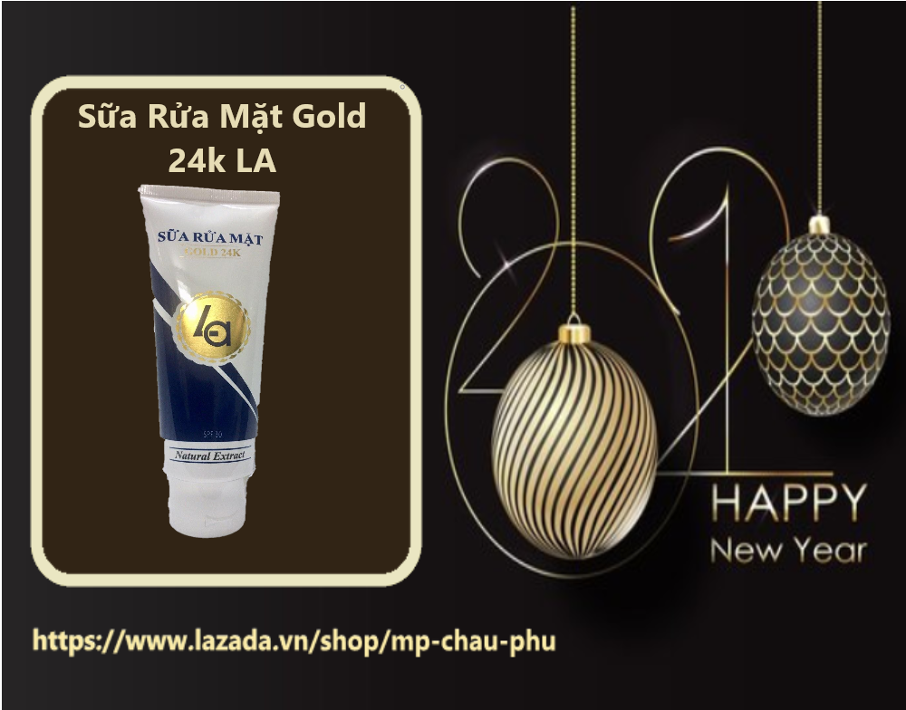 Sữa Rửa Mặt Gold 24k LA
