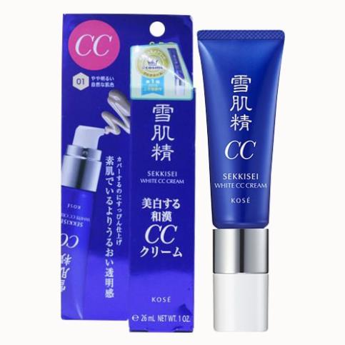Kem Trang Điểm CC Kose Sekkisei White Cream Nhật
