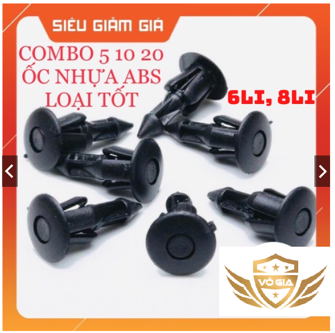 Ốc nhựa bấm dàn áo xe honda, yamaha