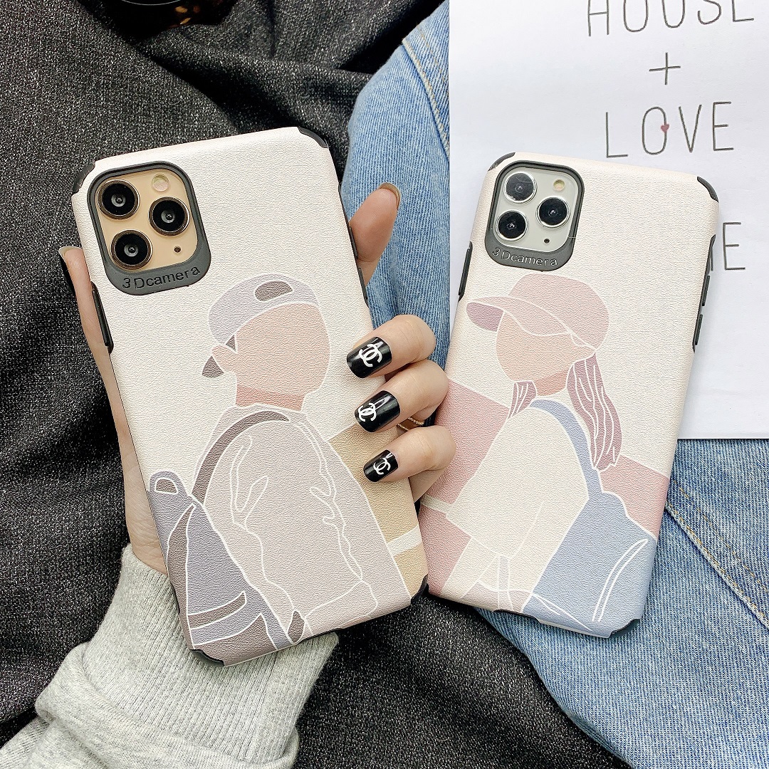 Ốp Lưng Da IMD Boy x Girl