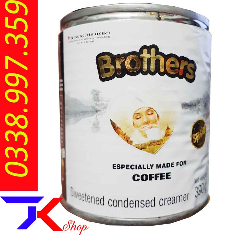 Sữa Đặc Trung Nguyên Brothers 390g
