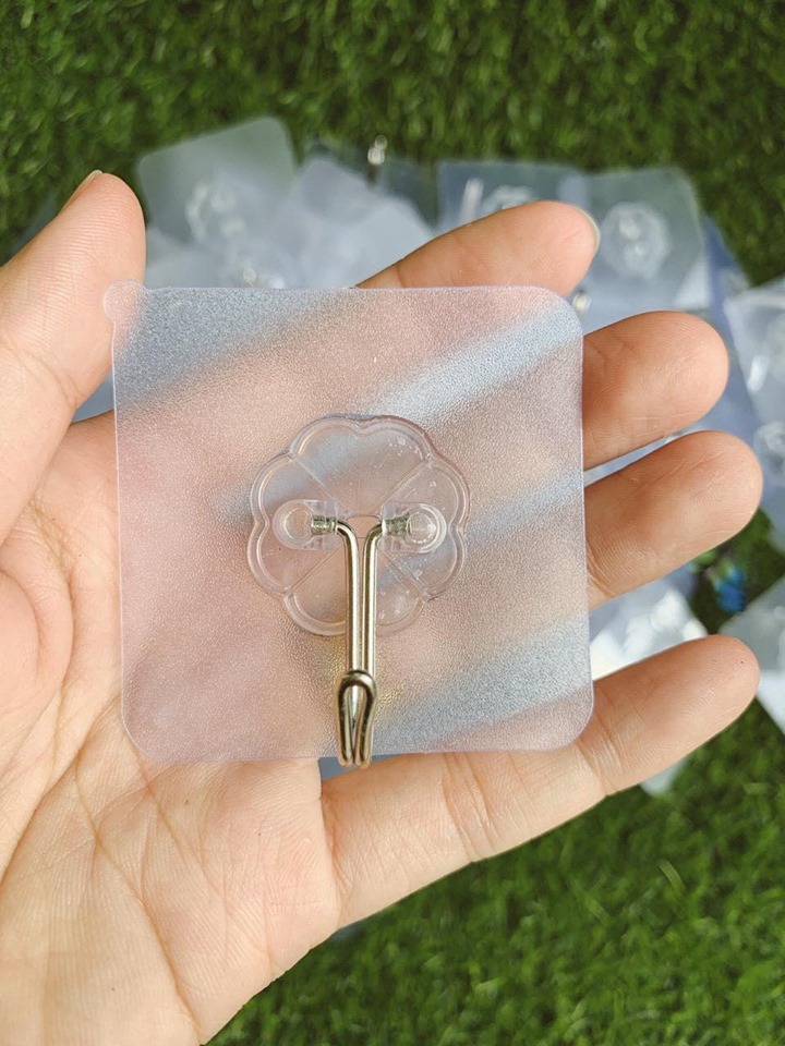 Combo 10 Móc Dán Tường Treo Vật Dụng Siêu Dính Chịu Lực Cực Bền