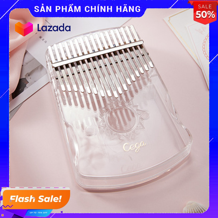 Đàn kalimba 17 phím tặng stick màu và búa chỉnh âm GECKO067