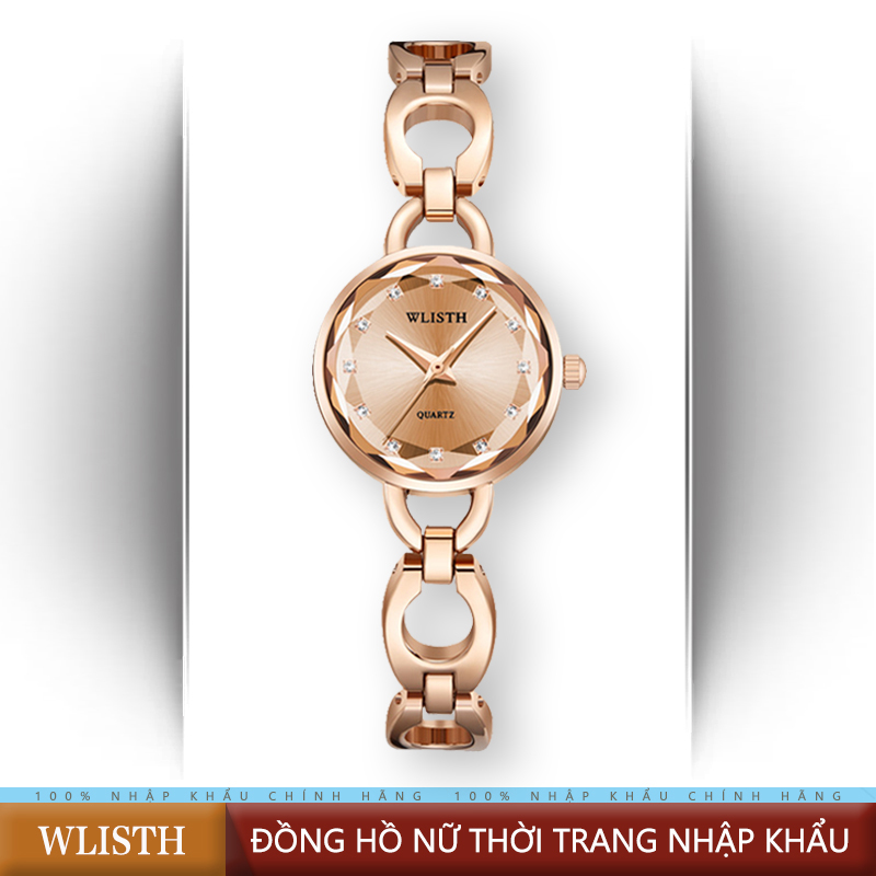 WLISTH đồng hồ nữ sang trọng chính hãng Casual Thanh toán khi nhận hàng Thời trang Chống nước Đẹp cao cấp Quà tặng ngày lễ Kính khoáng [949]