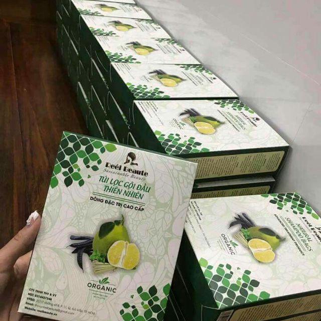 Túi lọc gội đầu dòng cao cấp từ thiên nhiên Reel Beaute, Ngăn rụng tóc, tóc mọc nhanh (tặng kèm mặt nạ Trà xanh Hàn quốc)
