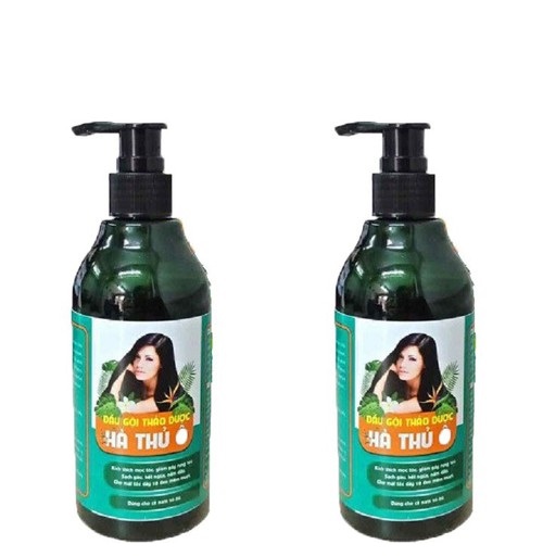 Combo 2 Dầu Gội Thảo Dược Hà Thủ Ô 300ml kích thích mọc tóc, giảm rụng tóc, làm chậm quá trình bạc tóc- Giúp sạch gàu, đen tóc, mềm, suông mượt tóc