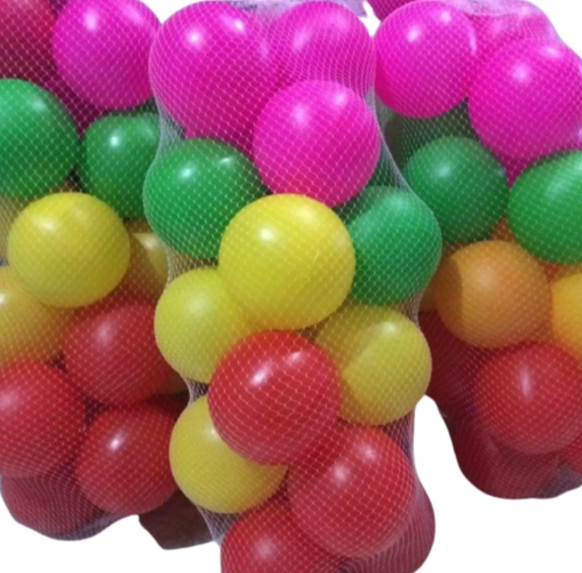 Bóng nhựa cho bé size cực lớn 8cm, Combo 40 bóng nhựa cao cấp cho bé được làm từ nhựa nguyên sinh 100%, an toàn cho trẻ nhỏ - shop mẹ bi