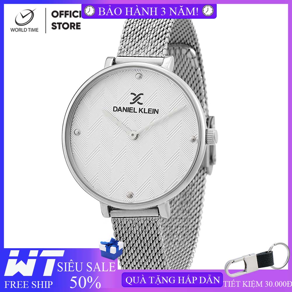 Đồng Hồ Nữ Daniel Klein DK full Box, Thẻ bảo hành toàn cầu, Kính Mineral , Chống Nước, chống xước, bảo hành 3 năm