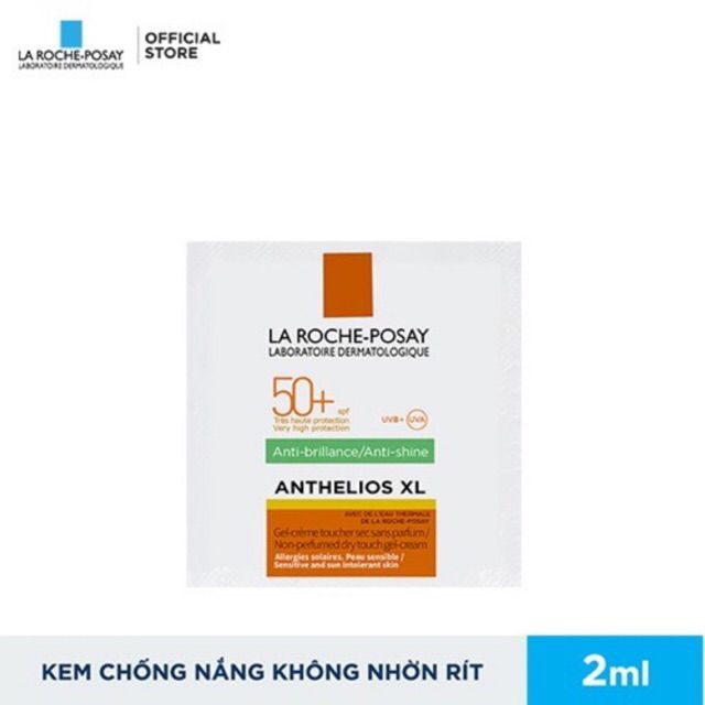 Kem chống nắng La roche posay dry touch 2ml