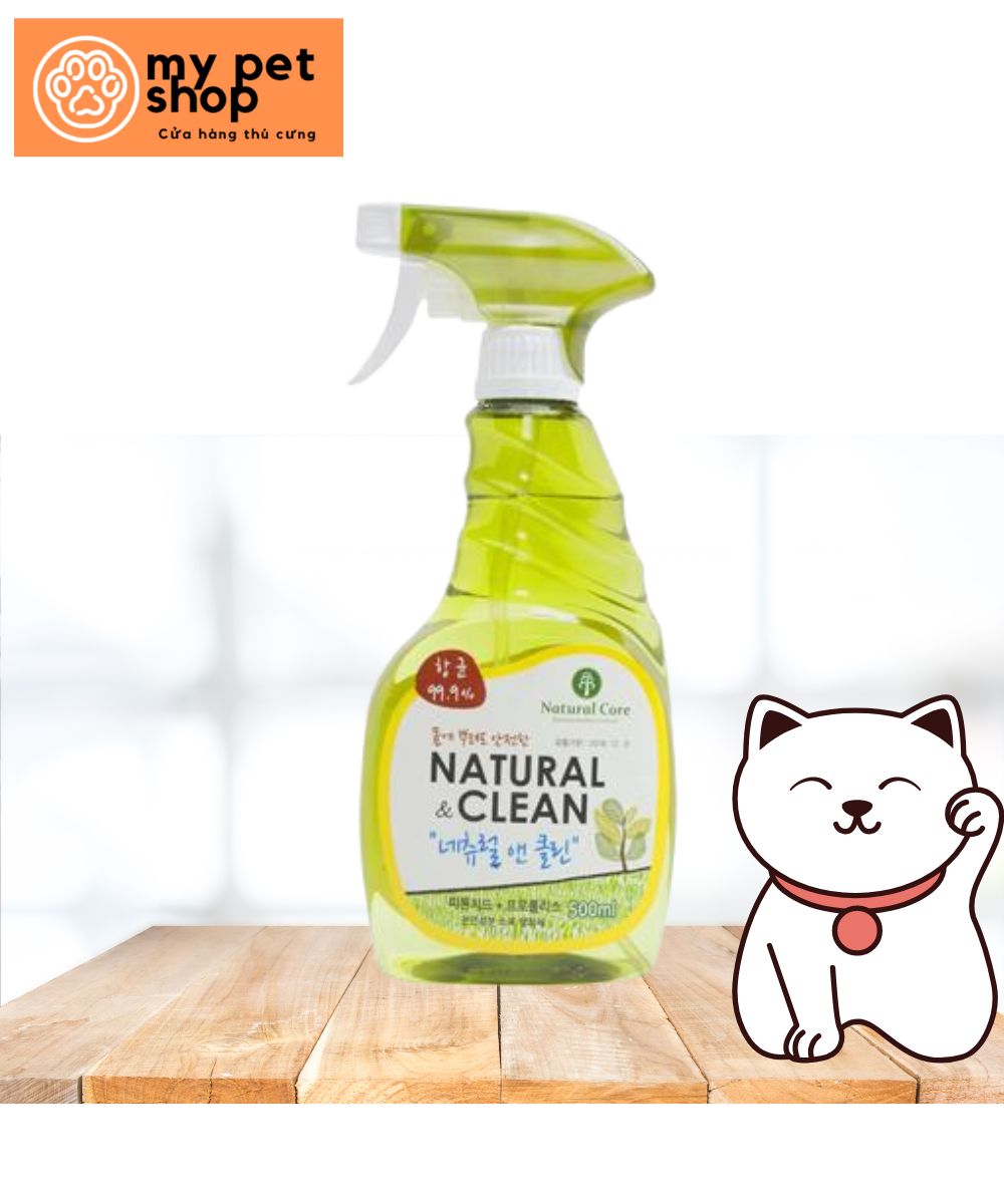 Xịt khử mùi diệt khuẩn Natural Clean cho thú cưng