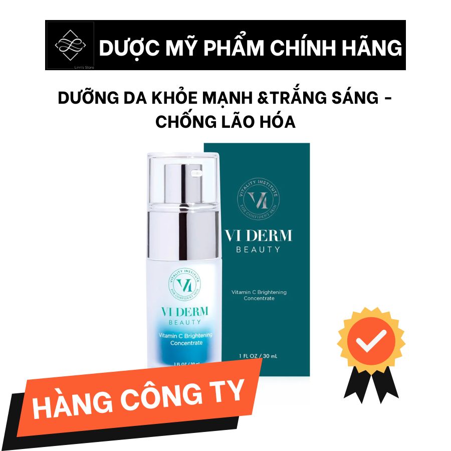 Tinh Chất VI Derm Beauty Vitamin C Brightening Concentrate Dưỡng Trắng Da - Nuôi Dưỡng Da Sáng Khỏe - Chống Lão Hóa