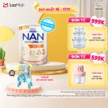 [CHỈ 15-17.11 QT Đơn 599K/999K] [Tặng Đồ chơi bắt banh] Sữa bột Nestlé NAN INFINIPRO A2 3 800g nhập khẩu Thụy Sĩ  với công thức đầu tiên chứa đạm A2, 6HMO & Lợi khuẩn kép