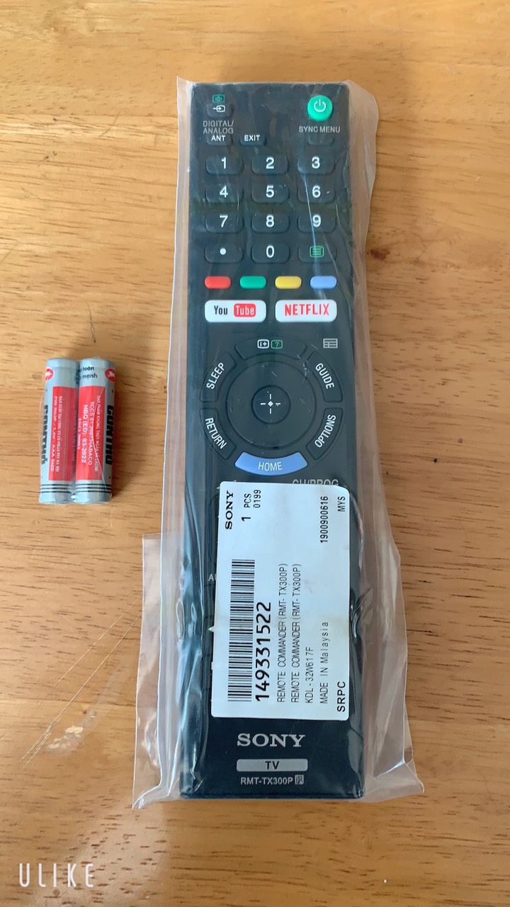 [HCM]REMOTE ĐIỀU KHIỂN TIVI SONY LCDSMART TX300P HÀNG ĐẸP
