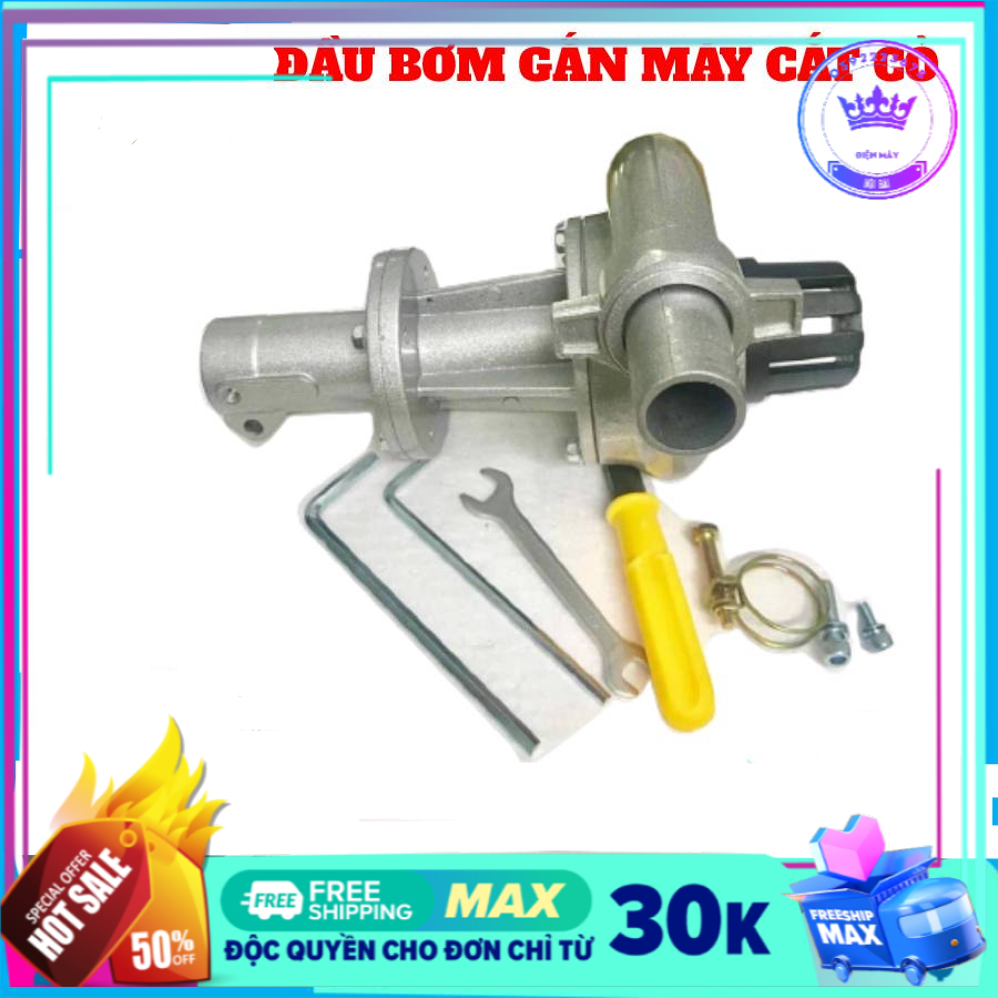 Đầu bơm nước gắn vào máy cắt cỏ phi 26-28mm - Đầu bơm chuyên dụng cho máy cắt cỏ- Phụ kiện máy cắt cỏ