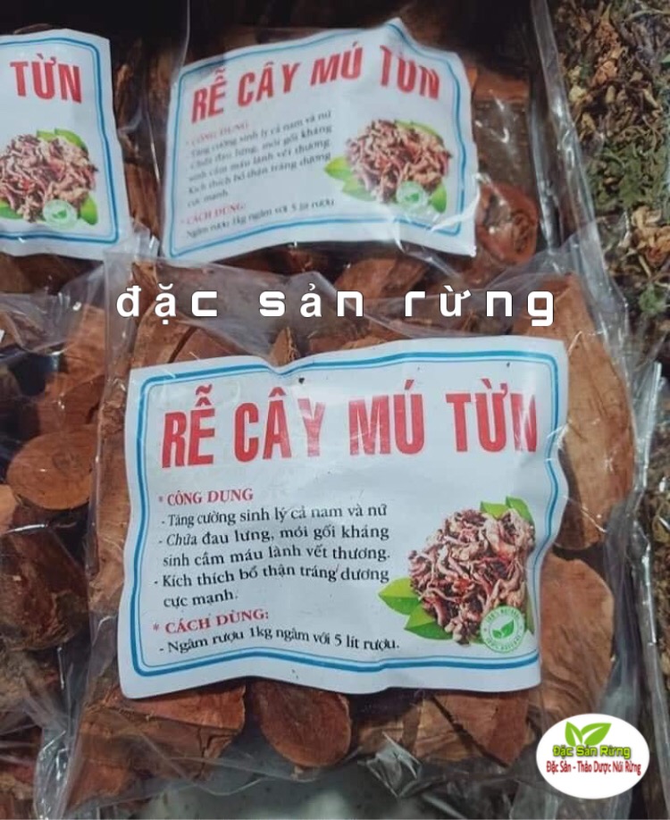 1kg rễ cây mú từn khô