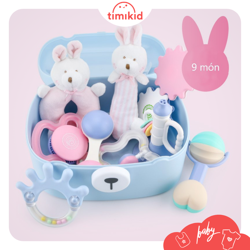 Set đồ chơi xúc xắc cho bé CHÍNH HÃNG GORYEO BABY Hàn Quốc - Timikid
