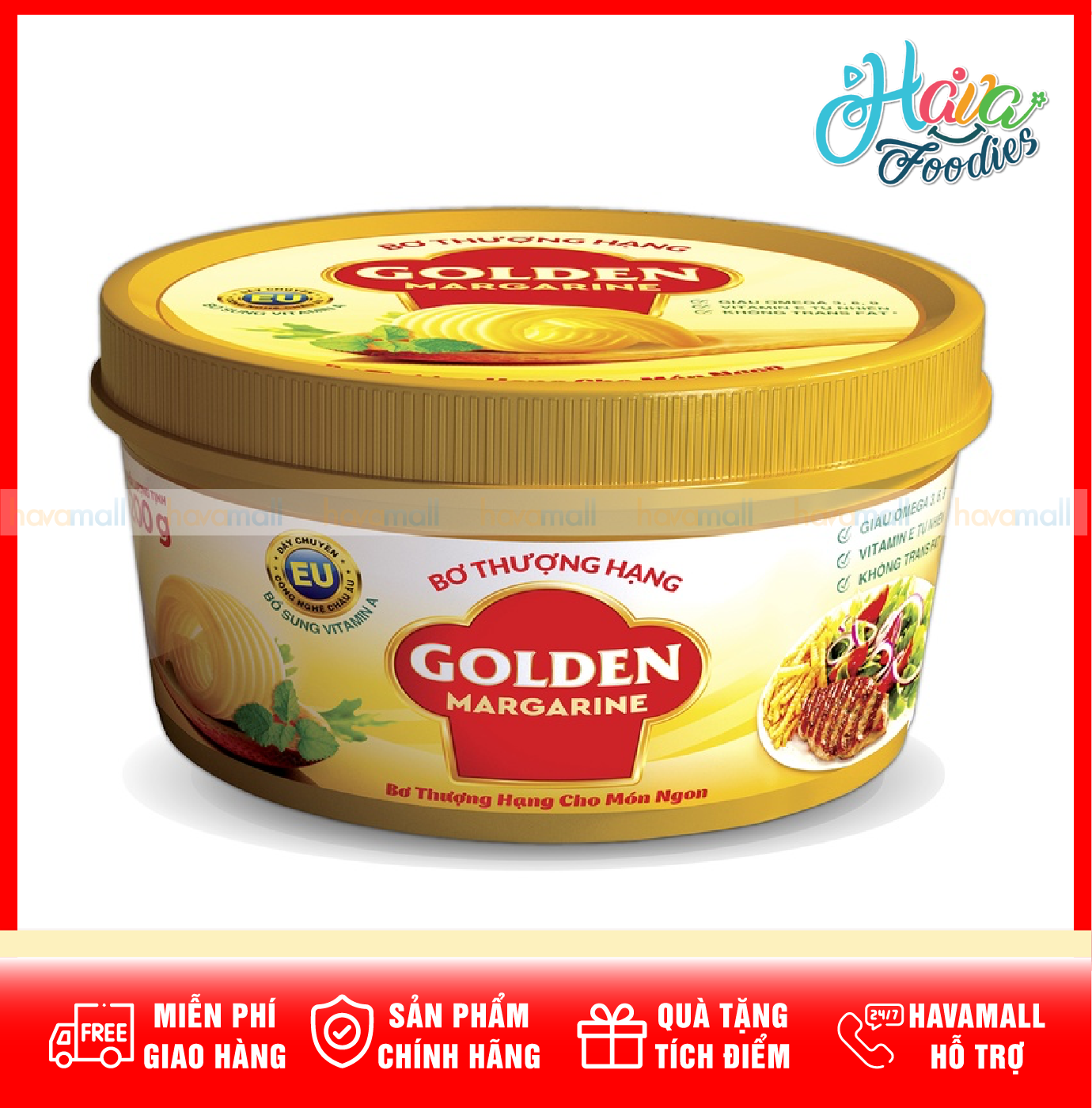 Bơ Thượng Hạng Golden Margarine 80g – Golden Premium Margarine