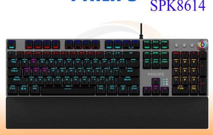 Bàn phím cơ philips momentum spk8614