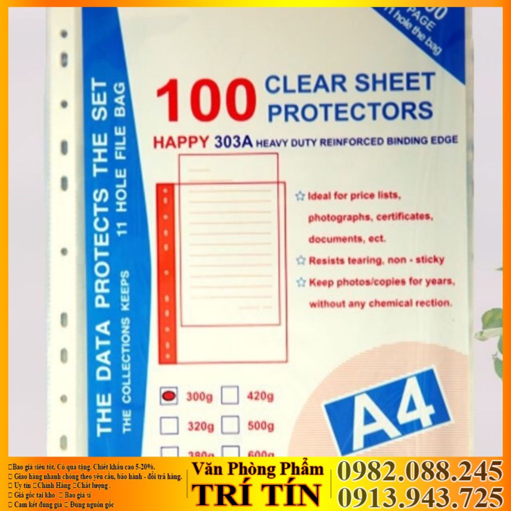 ❣️❣️ bìa lỗ happy 300g - 600g