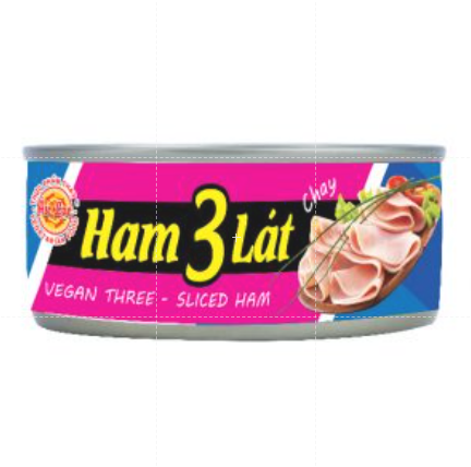 Ham 3 lát chay âu lạc 150g tiệt trùng