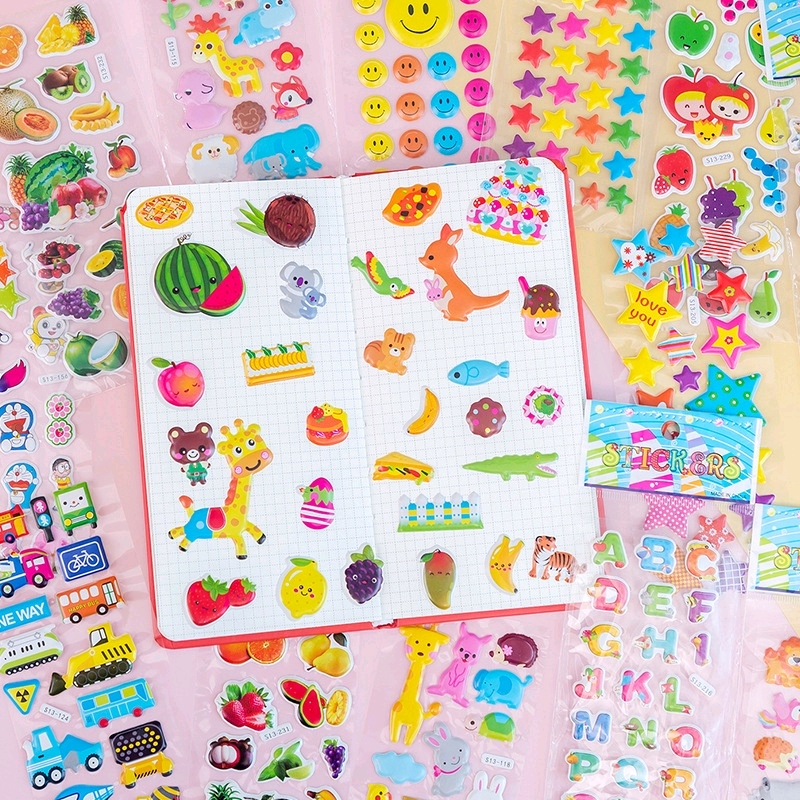 Miếng dán sticker hoạt hình nhiều mẫu 17.5 * 6.8 cm