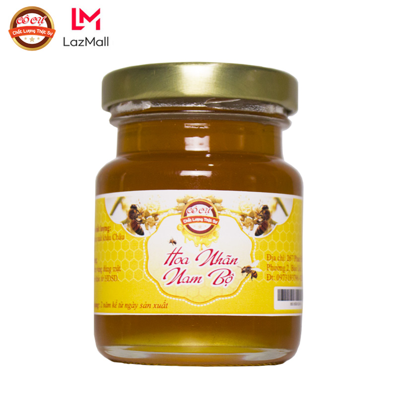 Mật ong nguyên chất Hoa Nhãn CÔ CỰ 100gr - cam kết chất lượng