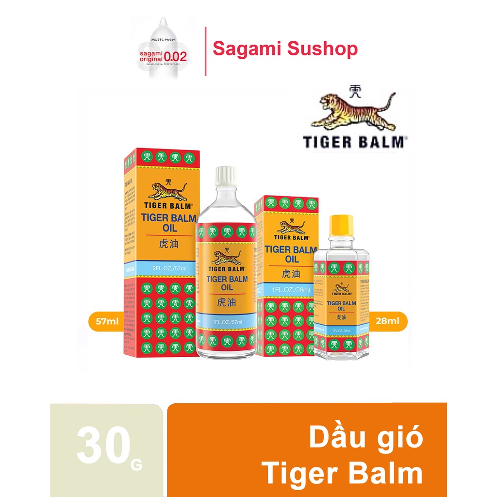 Dầu gió con cọp Tiger Balm 57ml và 28ml