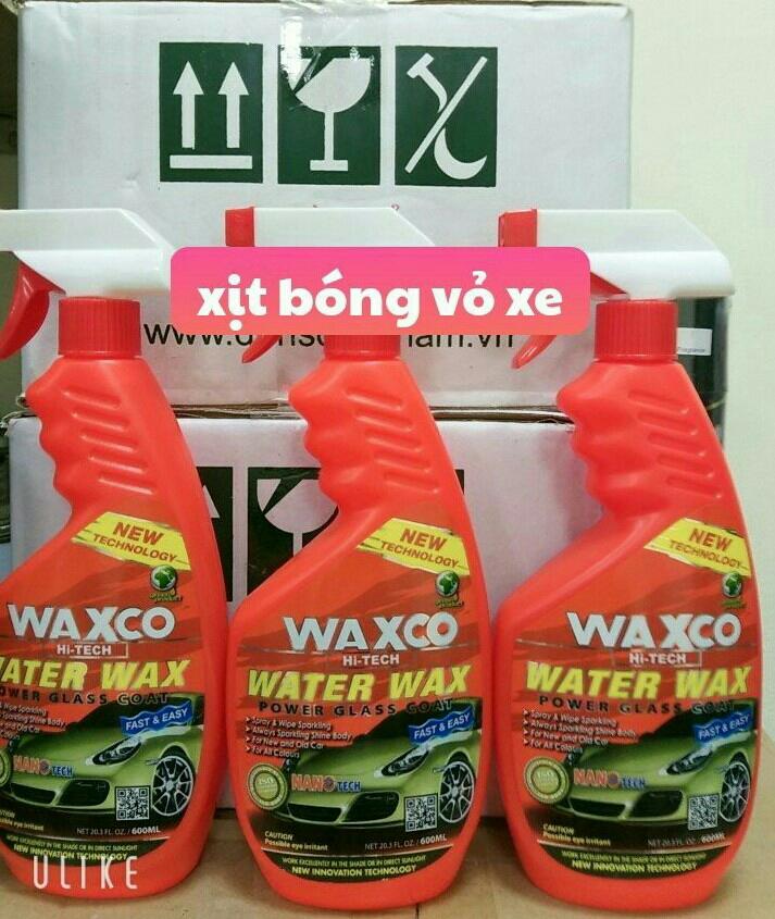 Chai xịt bóng vỏ xe, sơn xe ô tô, xe máy Waxco
