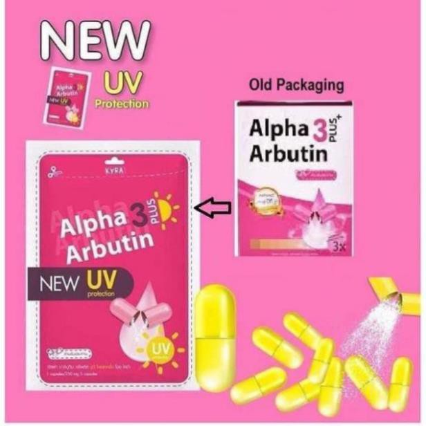Vỹ 10 viên Kích Trắng Alpha Arbutin chống nắng