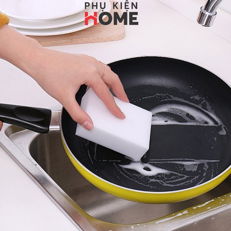 Miếng Cọ Rửa Bát Đĩa Chén, Bọt Biển Đa Năng Cọ Rửa Xoong Nồi Chảo Sáng Bóng, Rửa Sạch Mọi Vết Bẩn Trên Chén Đĩa Nhanh Chóng Hơn. Phụ Kiện Home 5115